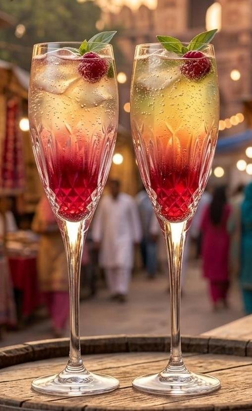 Royal Cut Crystal Flute Glass – Set of 4PCS 180ML
